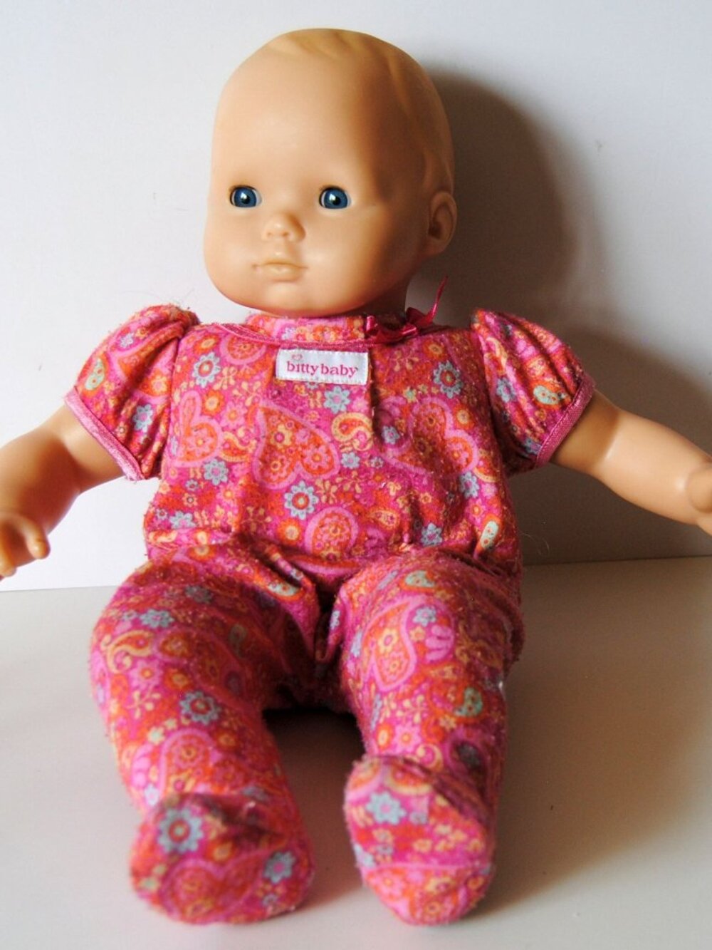 American Girl Bitty Baby Doll Blond Hair Blue Eyes 2012